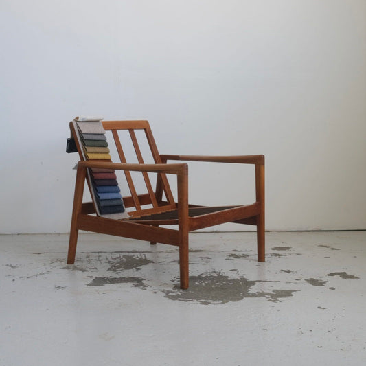 Danish teak armchair frame