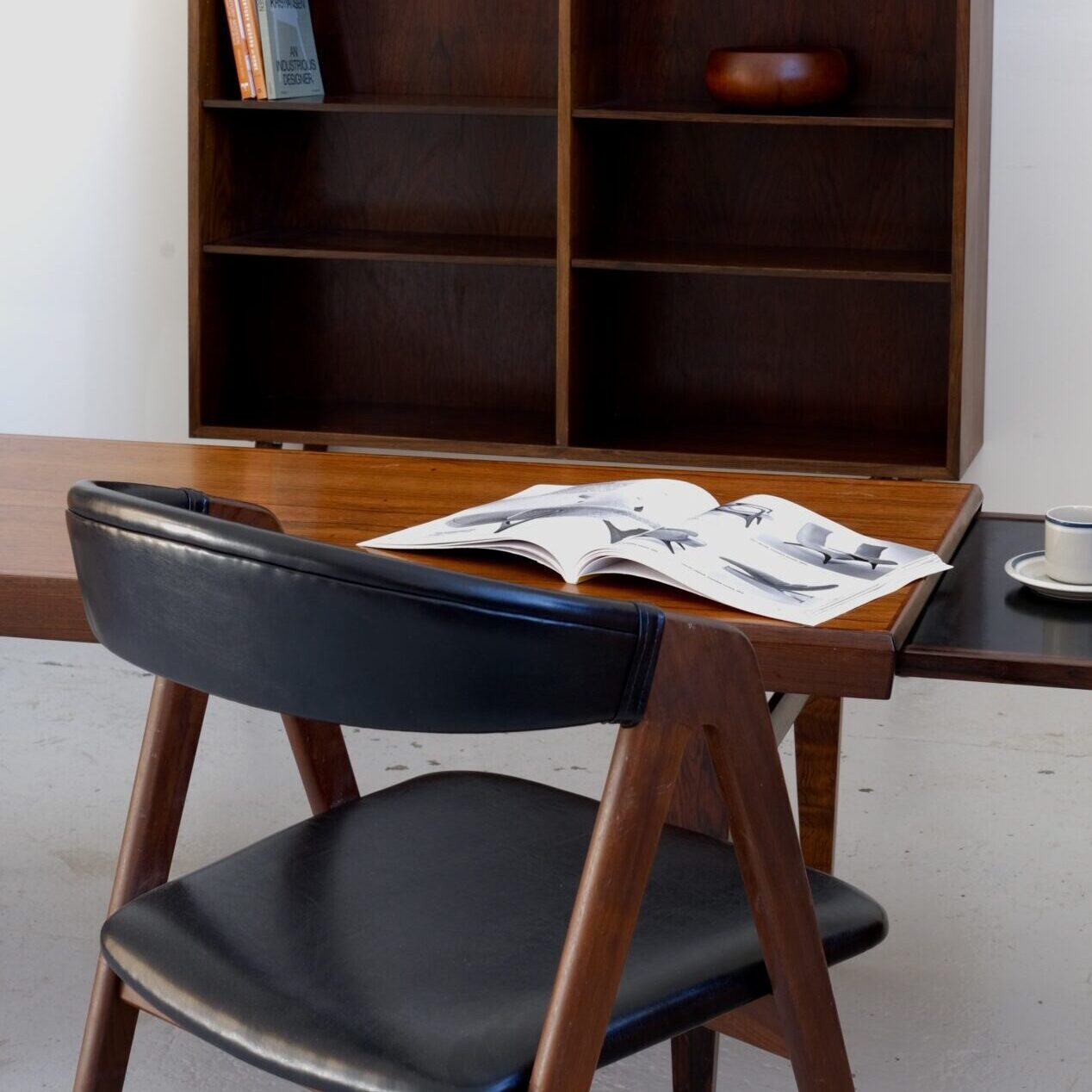 Danish teak chair - new upholstery