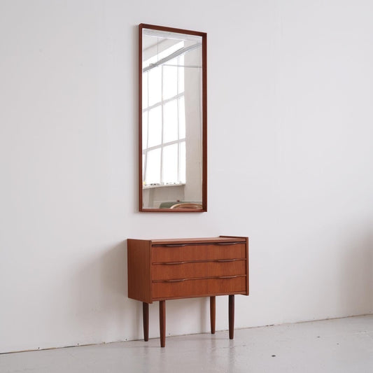 Danish teak hallway set