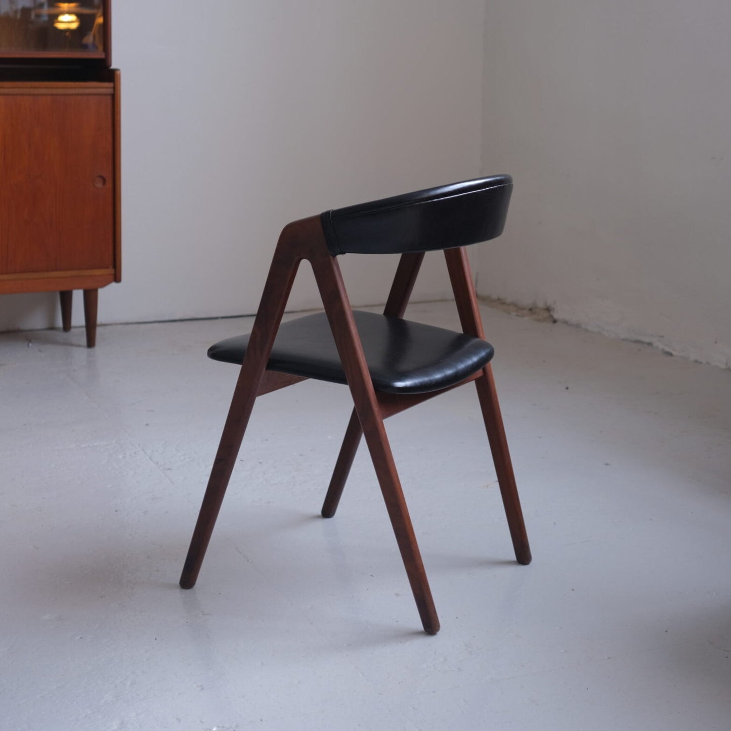 Danish teak chair - new upholstery