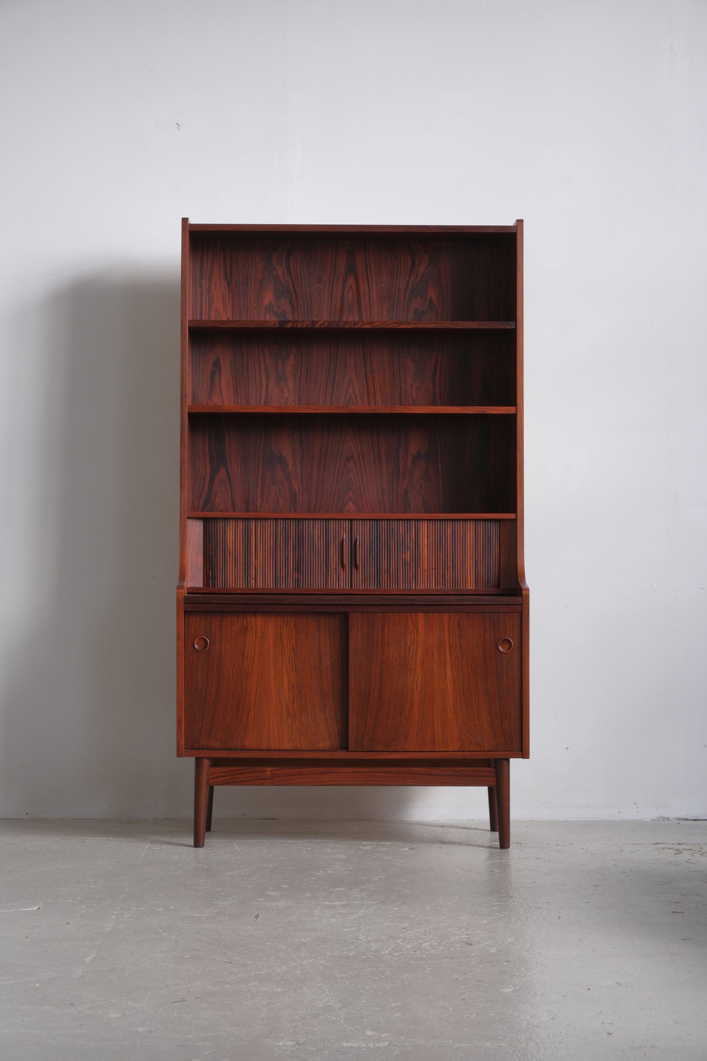 Johannes Sorth Rosewood bookshelf, Nexø Møbelfabrik