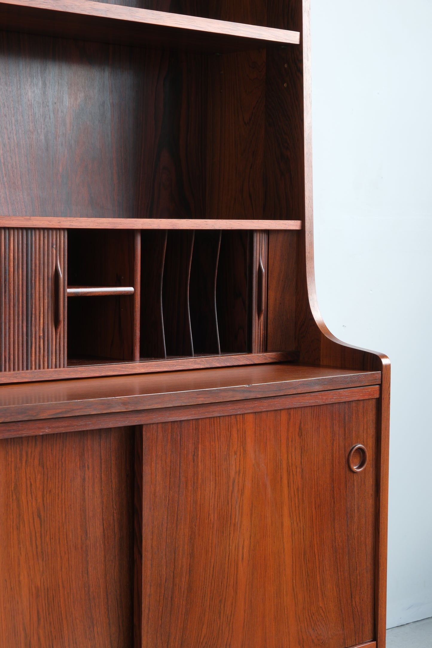 Johannes Sorth Rosewood bookshelf, Nexø Møbelfabrik