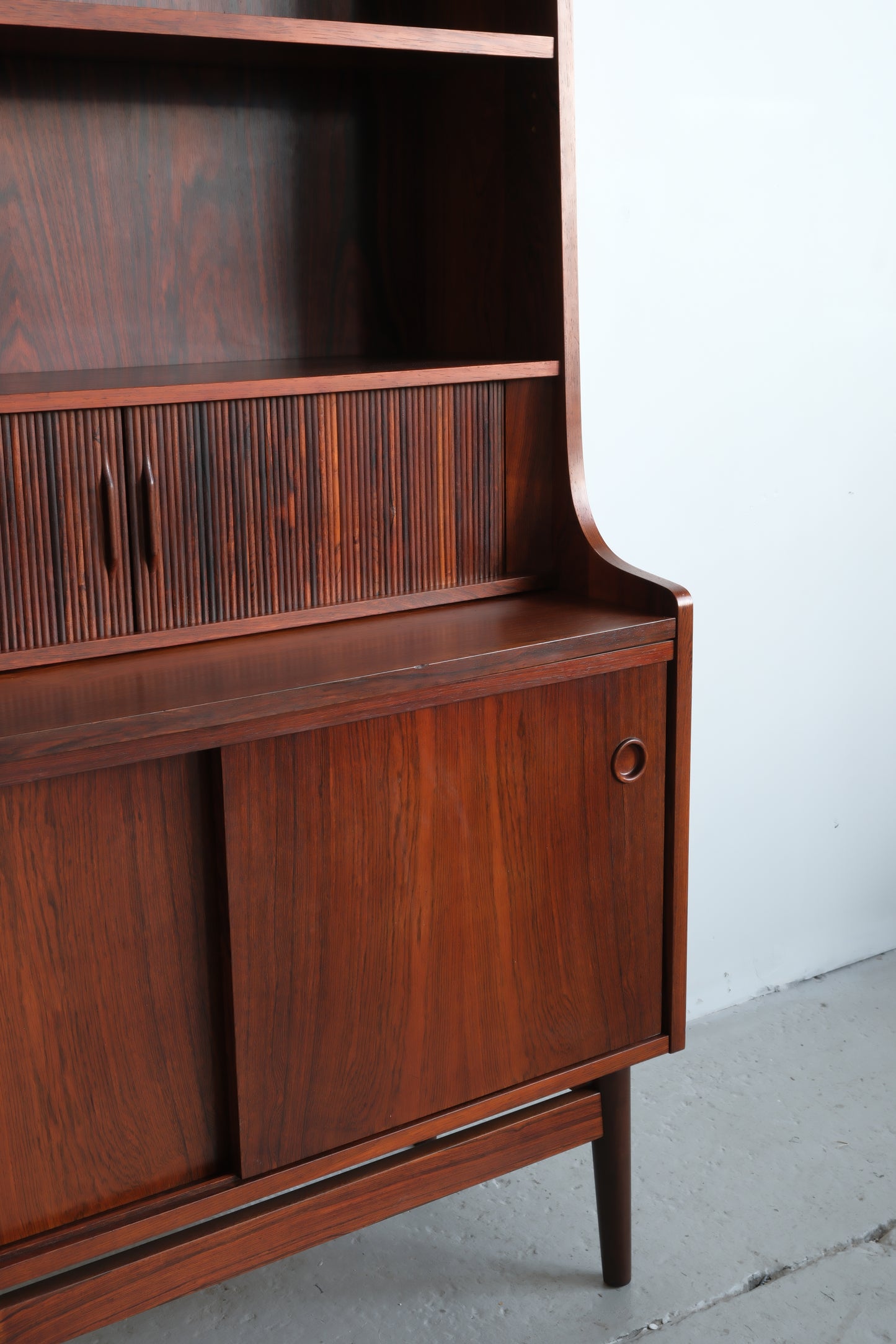 Johannes Sorth Rosewood bookshelf, Nexø Møbelfabrik