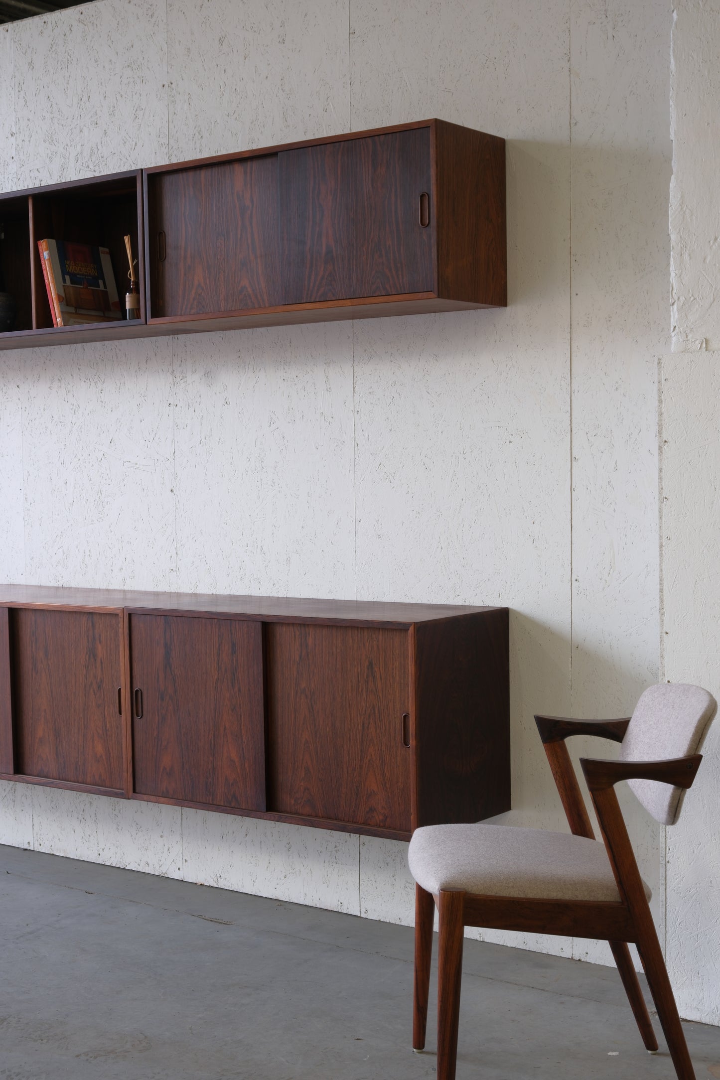 Danish Rosewood Wall Unit