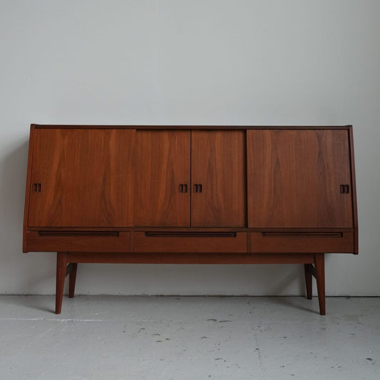 Danish furniture factory: High teak sideboard, 1950s (Reserved)