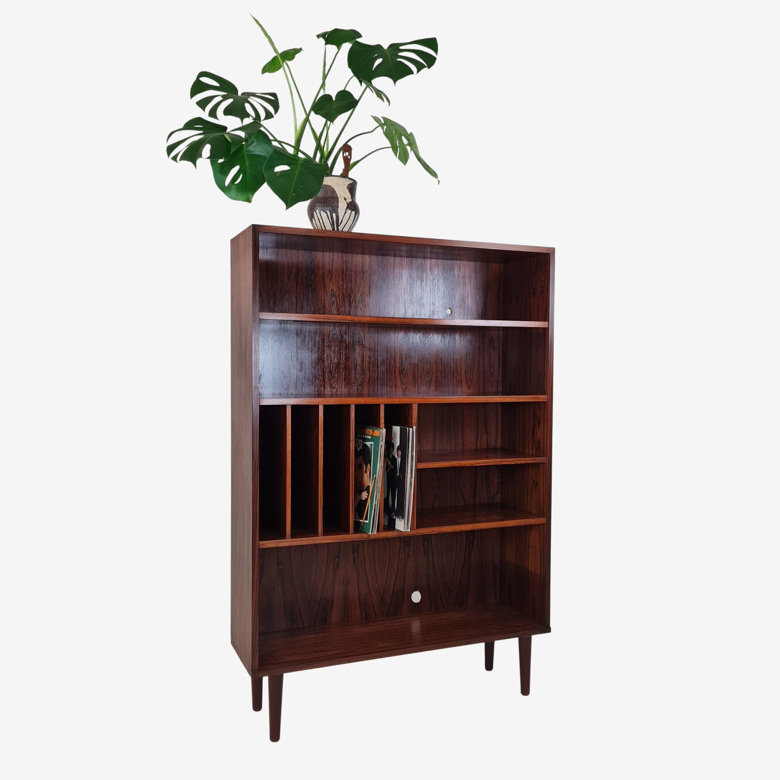 Bookcase | Rosewood | With space for LP