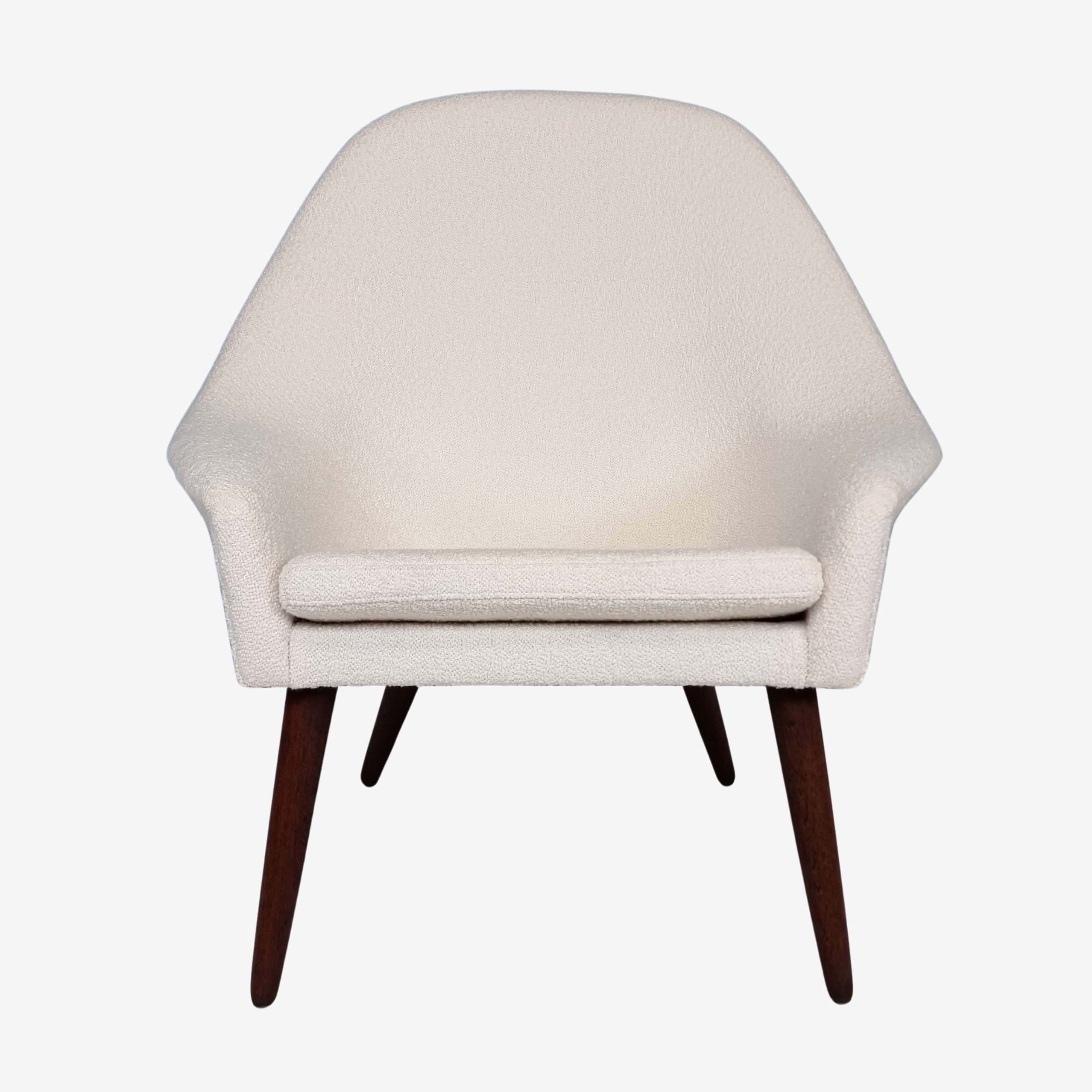 Lounge chair | Attributed to Hans Olsen | New upholstered