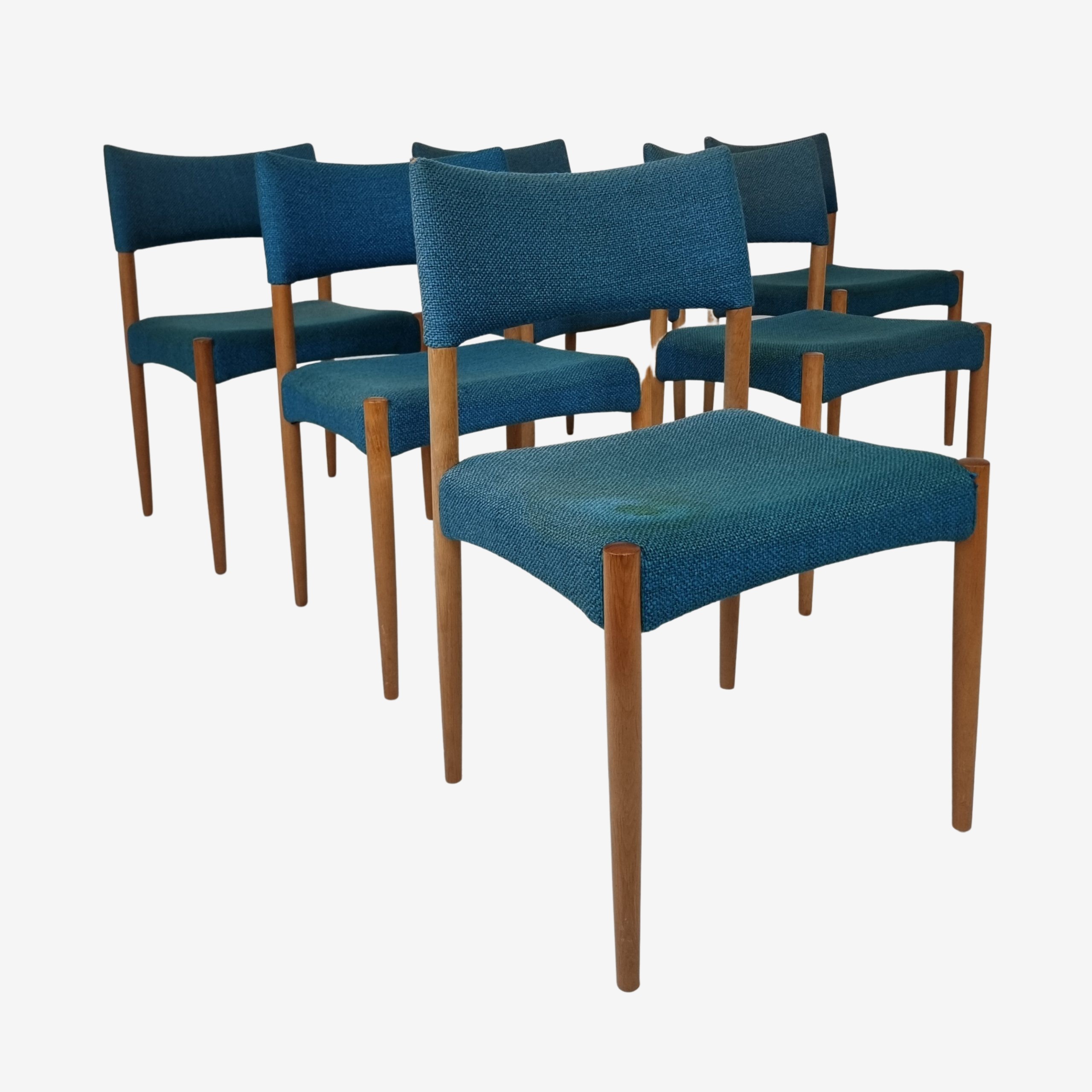 Dining table chair | Ejner Larsen & Aksel Bender Madsen (Set of 6)