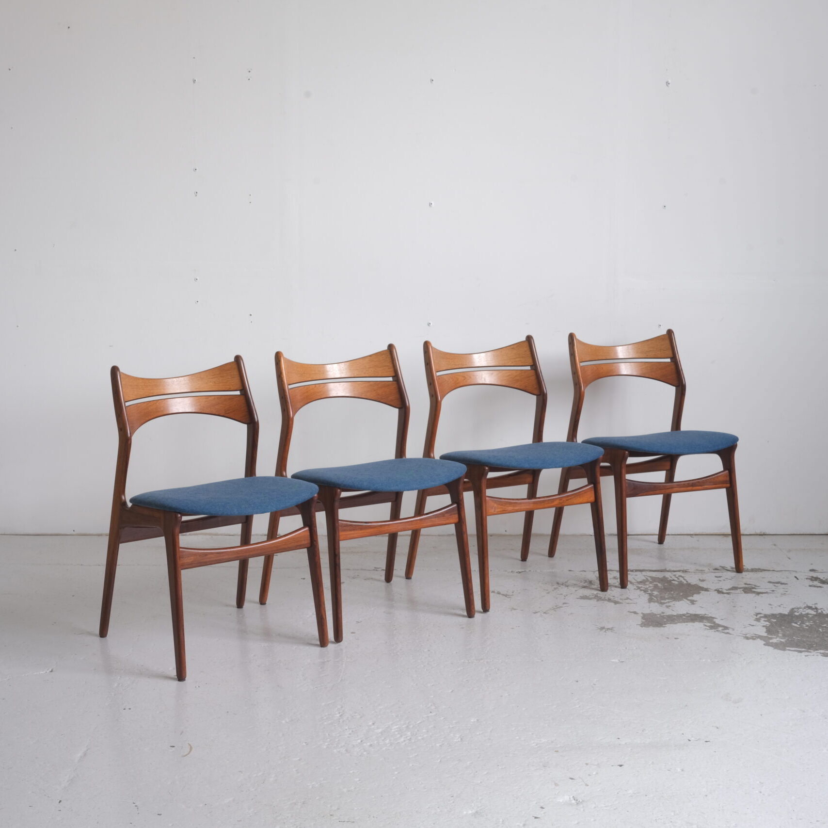 Eric Buch. A set of four rosewood dining room chairs, model 310