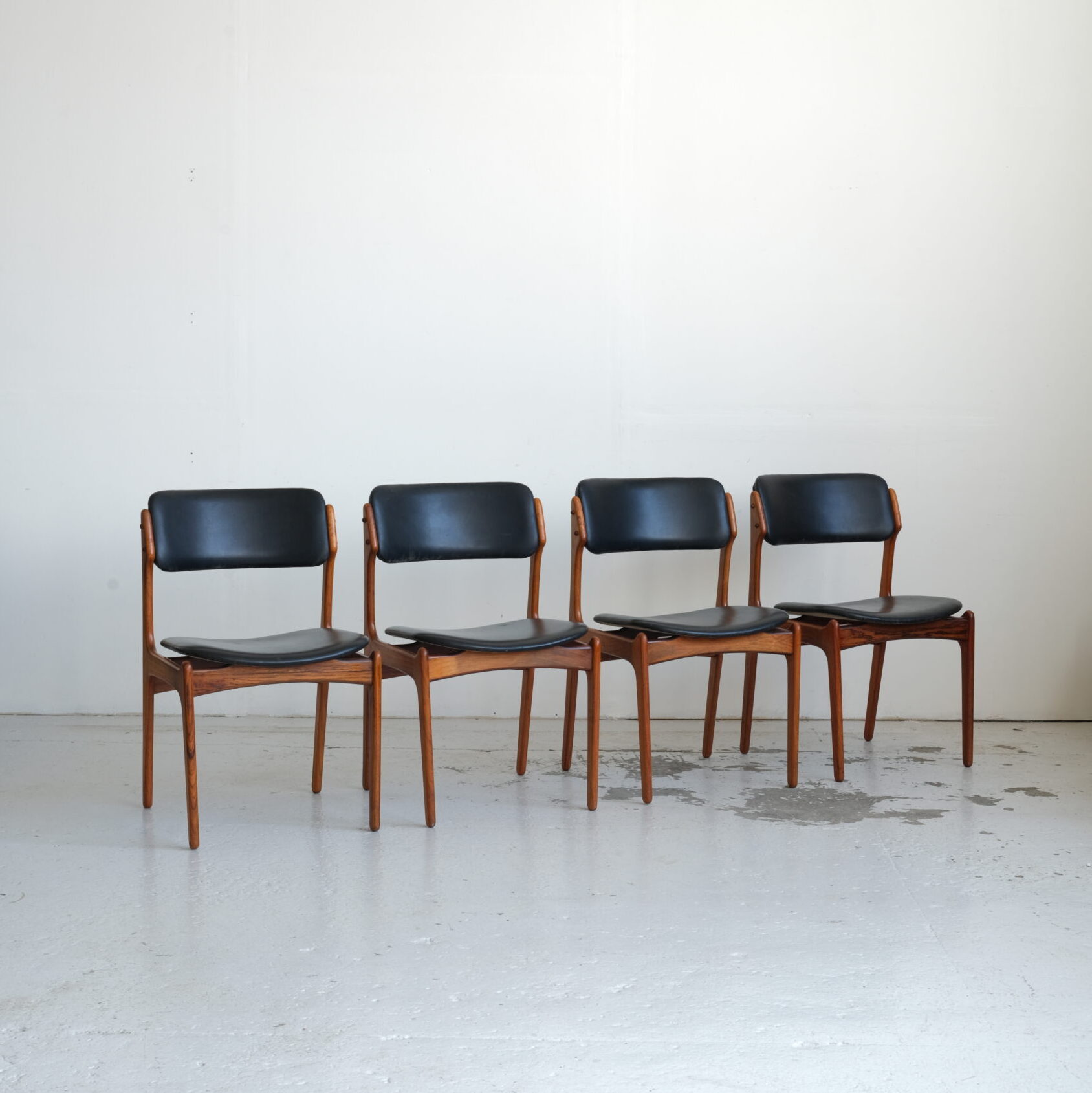 Erik Buch, Set of four rosewood chairs, model ‘OD-49’ (4)