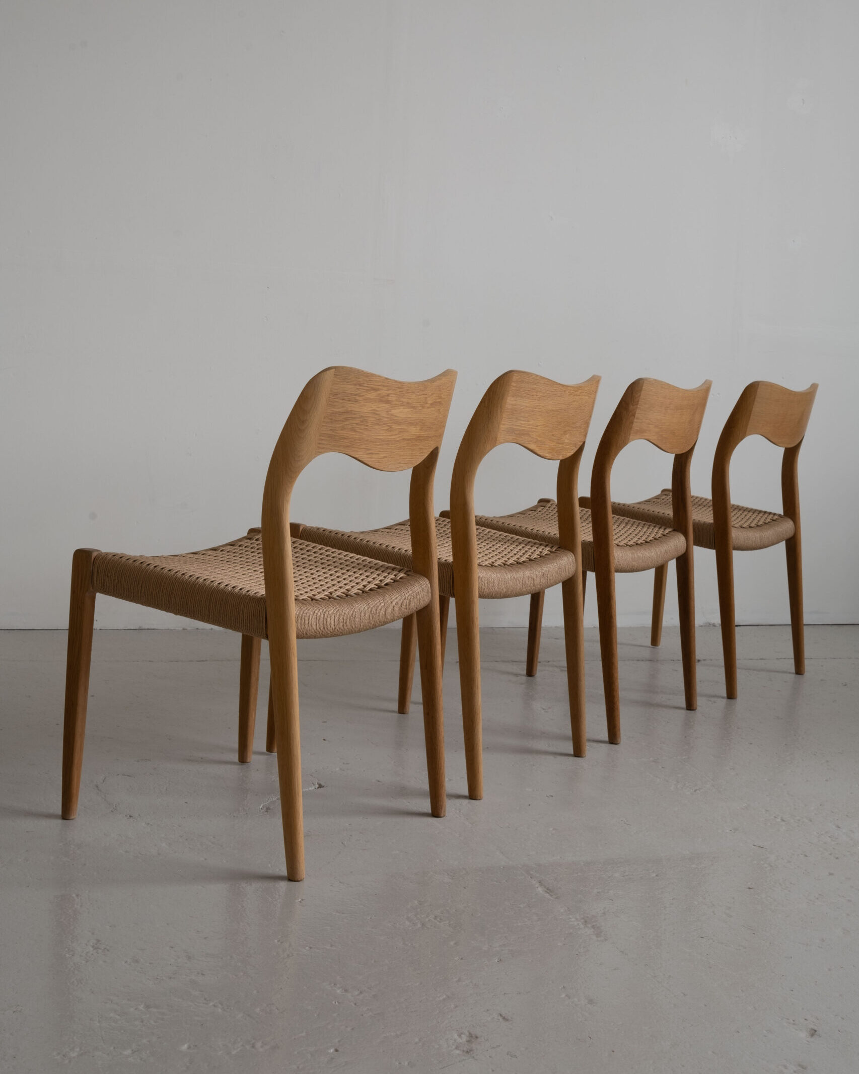 *RESERVED* JL Møller Dining Chairs Model 71